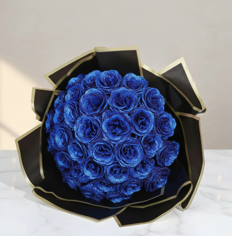 Glitter Rose Bouquet – Forever Lasting Luxury Roses - Image 10