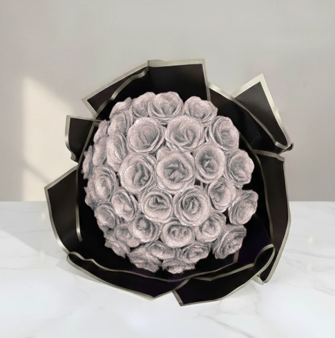 Glitter Rose Bouquet – Forever Lasting Luxury Roses - Image 4