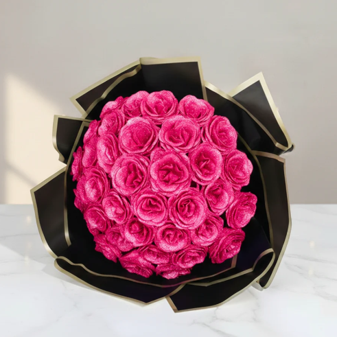 Glitter Rose Bouquet – Forever Lasting Luxury Roses - Image 7