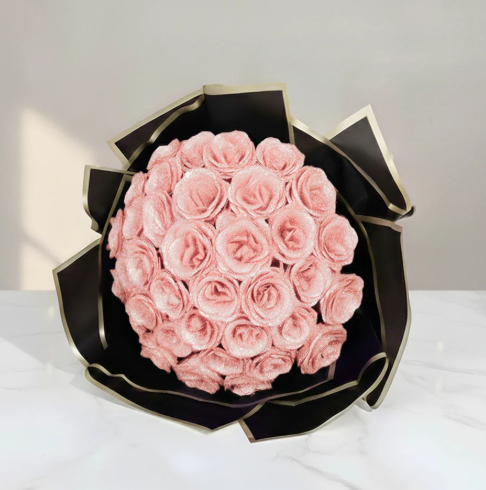 Glitter Rose Bouquet – Forever Lasting Luxury Roses - Image 2